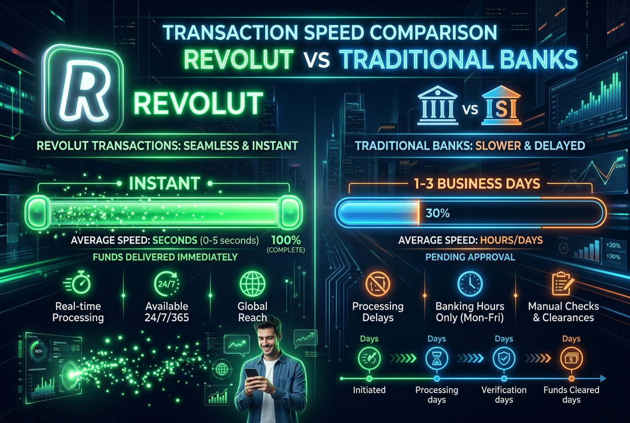 Porównanie szybkości wypłat w kasynie online: Revolut vs Tradycyjne przelewy